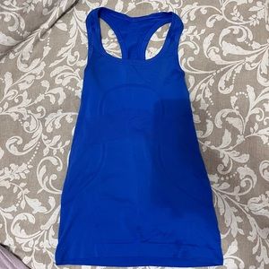 Lululemon size 4 swiftly tech racerback blue